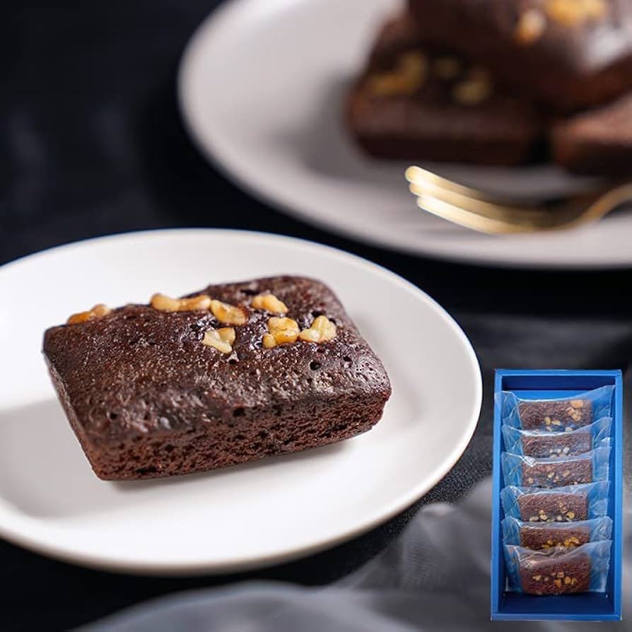 ブラウニー6個セット Amazon.co.jp: チョコブラウニー (6個) モンシュクル